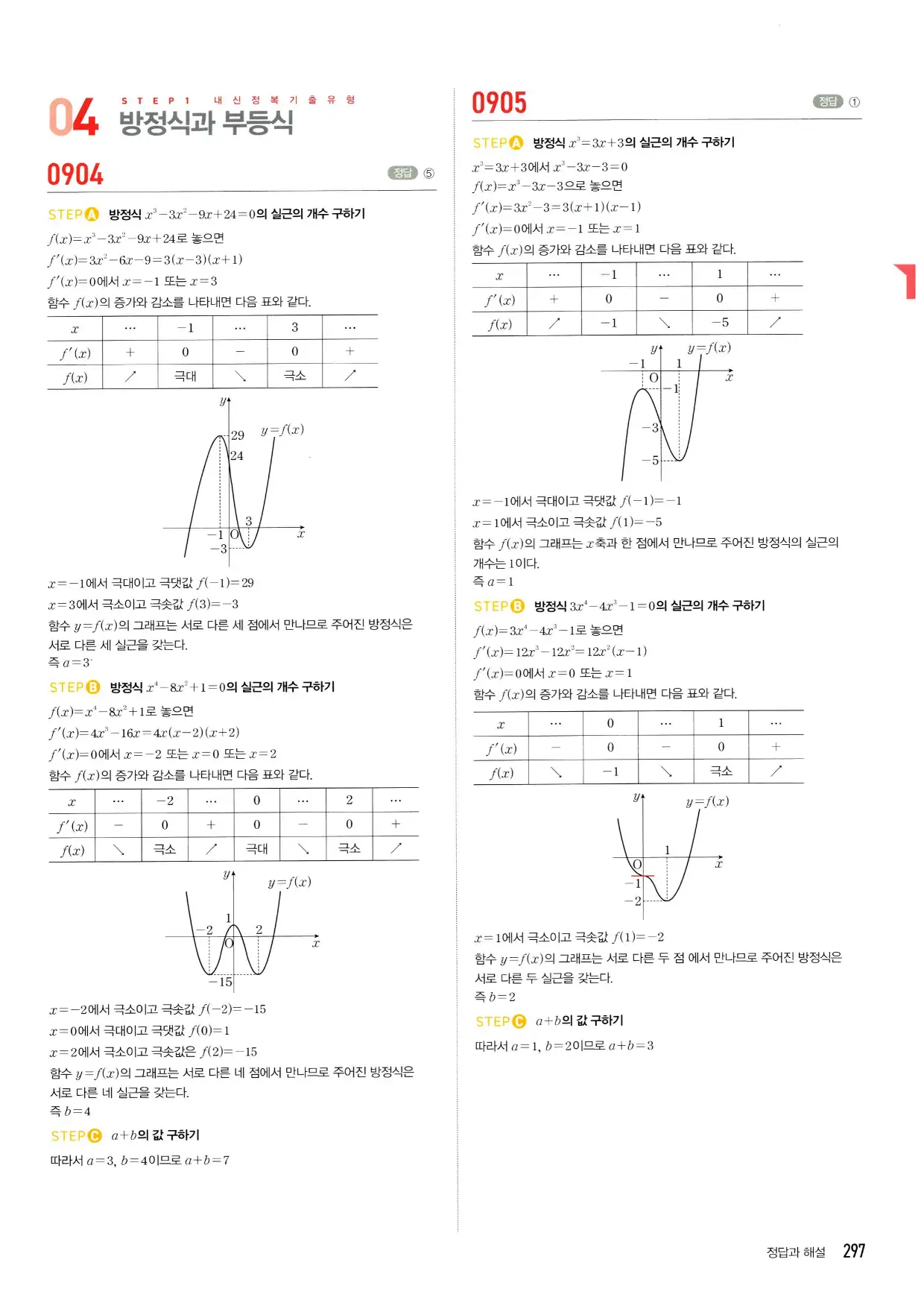 마플시너지 수학2 답지 297페이지