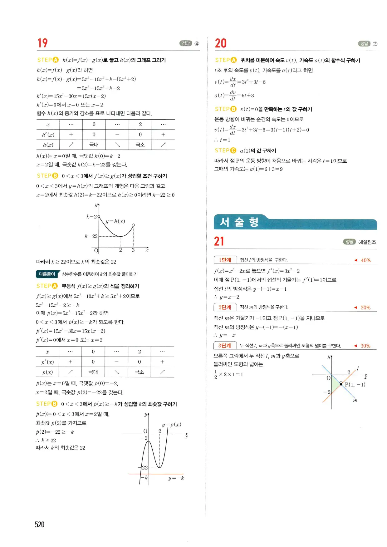 마플시너지 수학2 답지 520페이지