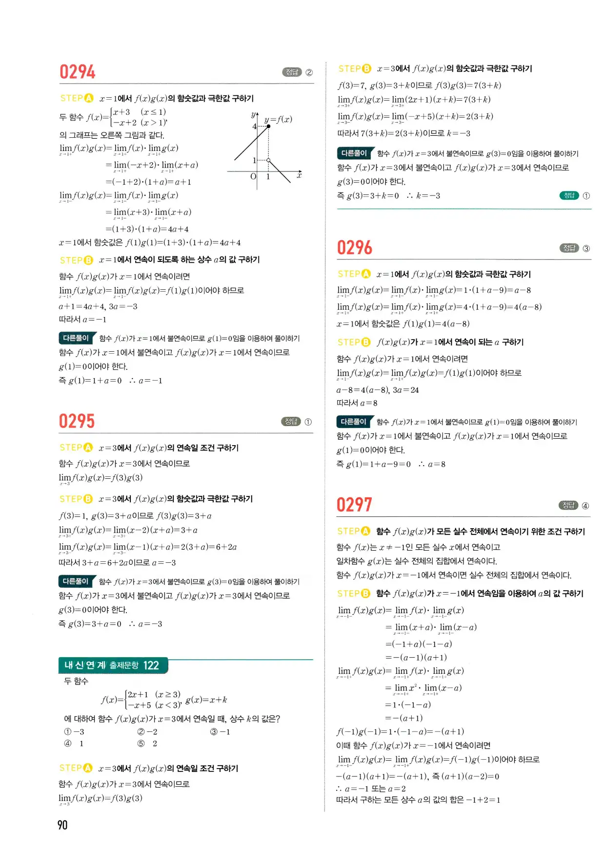 마플 시너지 수학2 답지 90페이지