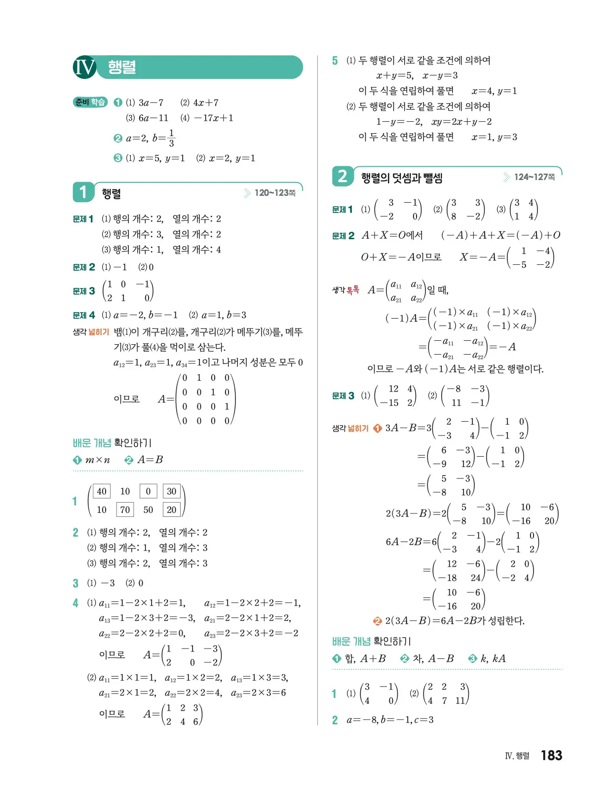 미래엔 기본수학 1 답지 731p