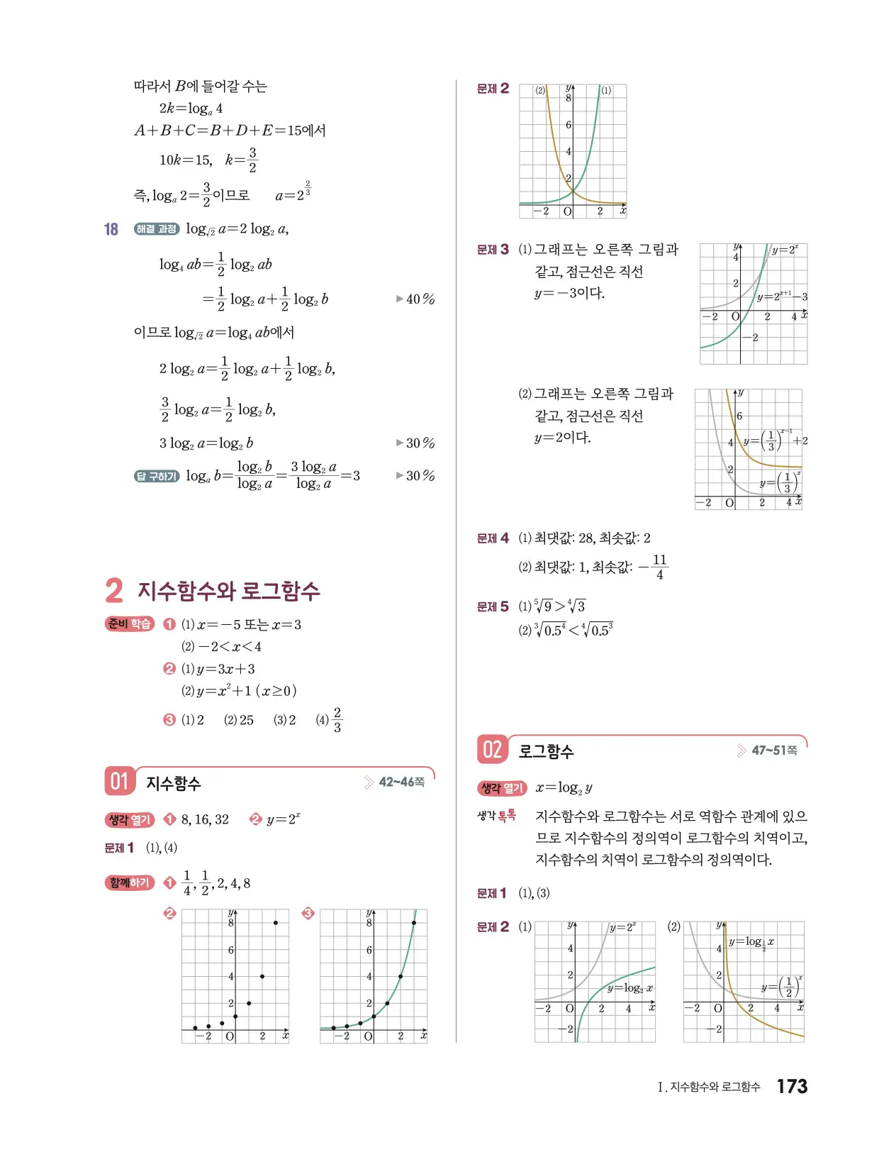 미래엔 대수 답지 658p