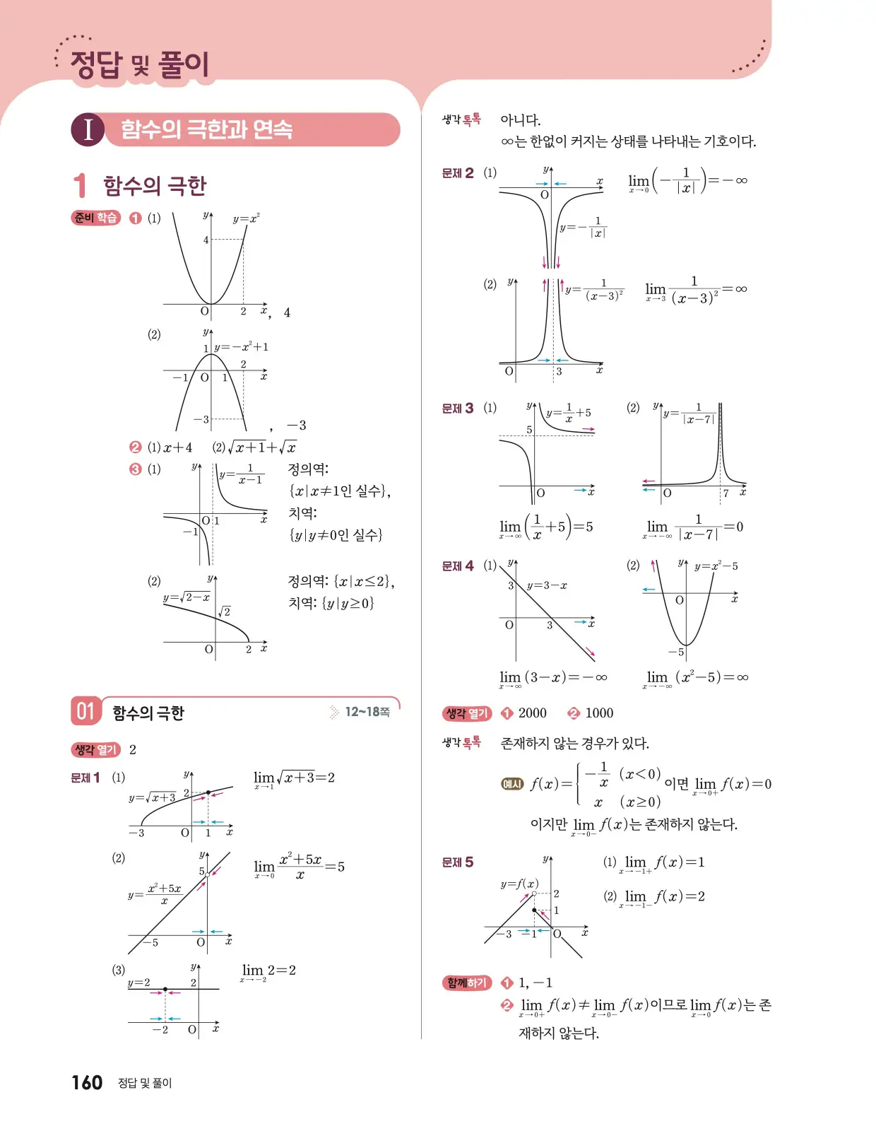 미래엔 미적분 1 답지 638p