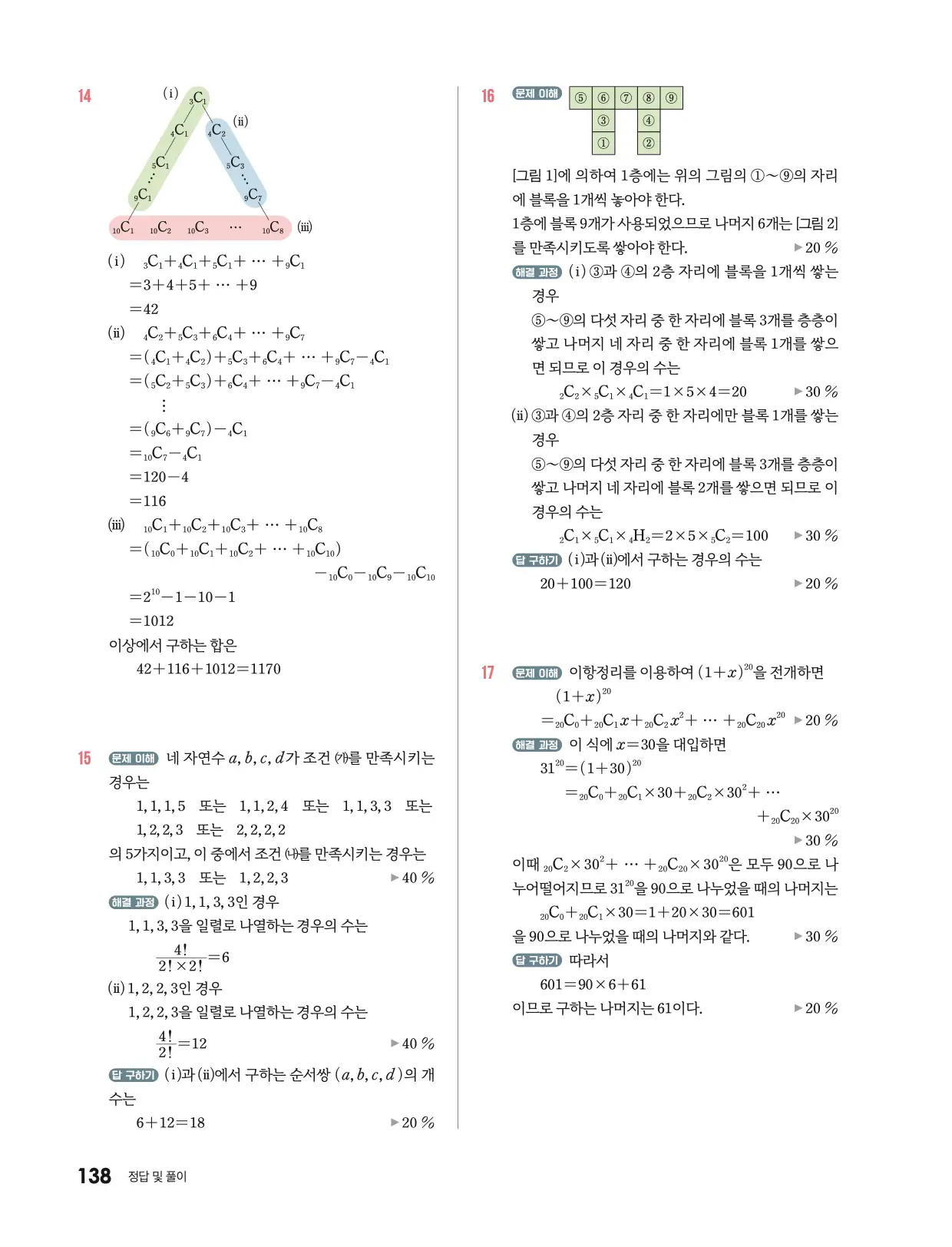 미래엔 확통 답지 511p