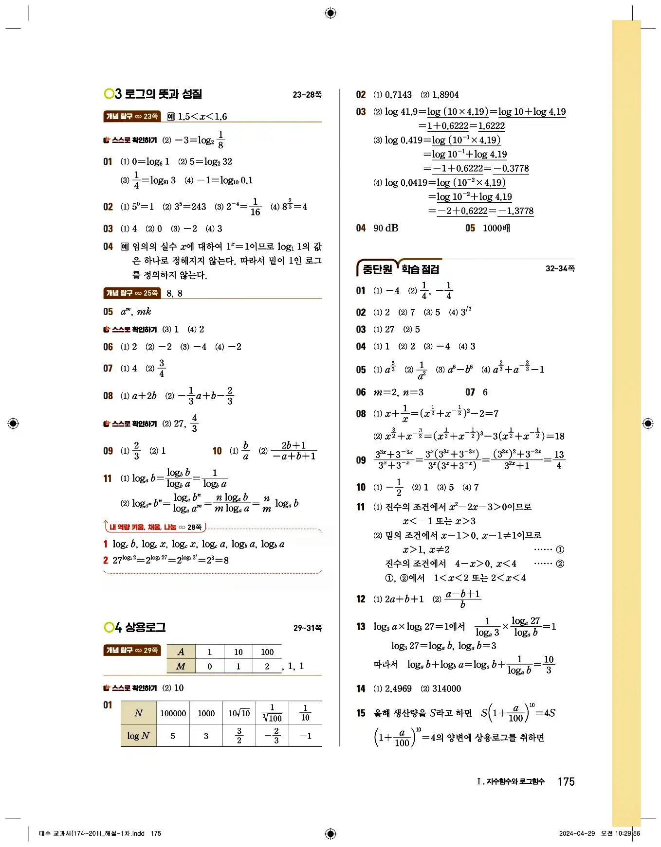 비상교과서대수답지 23