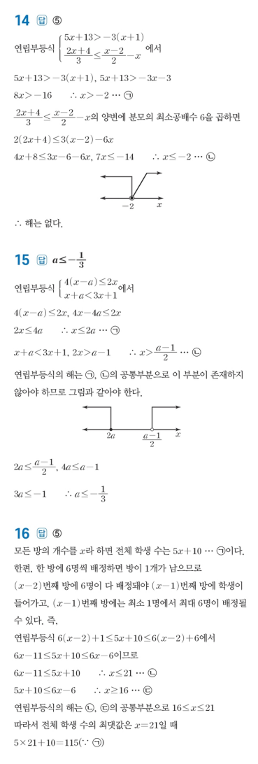 수력충전 공통수학1 답지 219