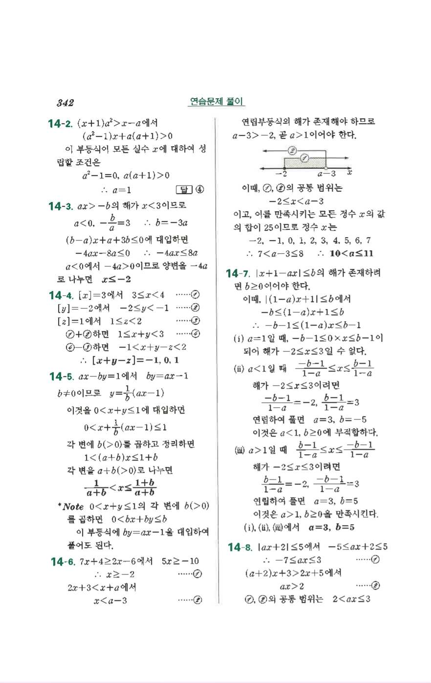 수학의 정석 공통수학1 기본 답지 46