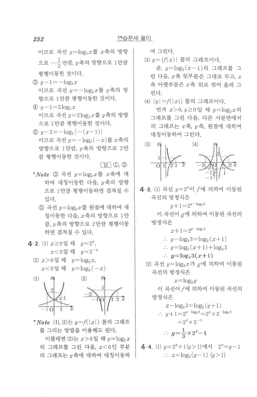 기본 수학의 정석 대수 답지 10페이지