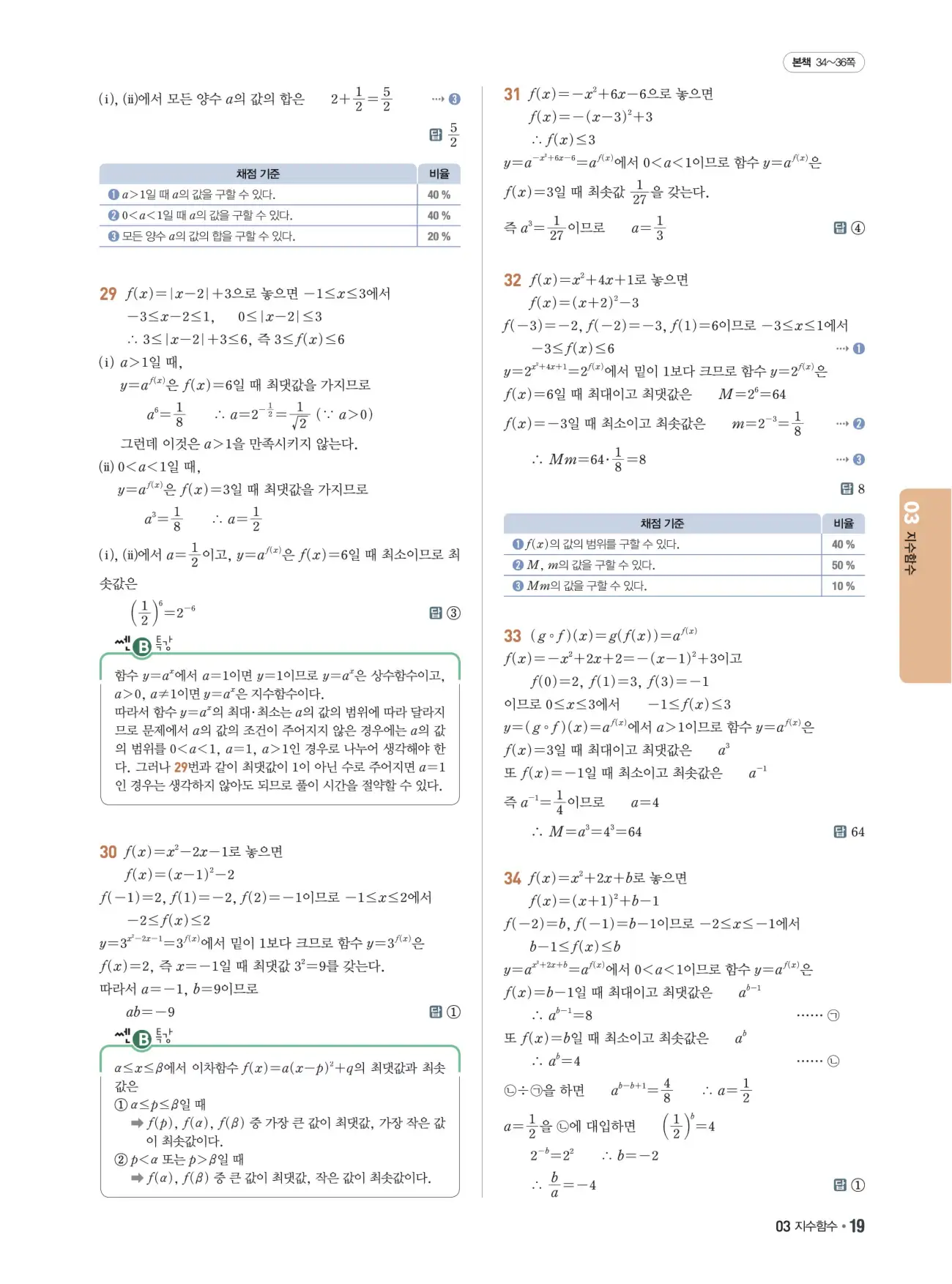 쎈B 대수 답지 19페이지