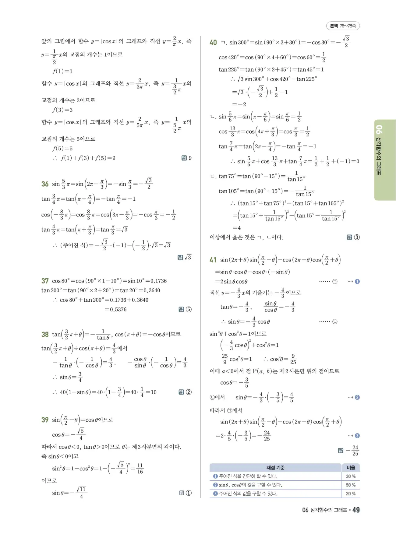 쎈B 대수 답지 49페이지