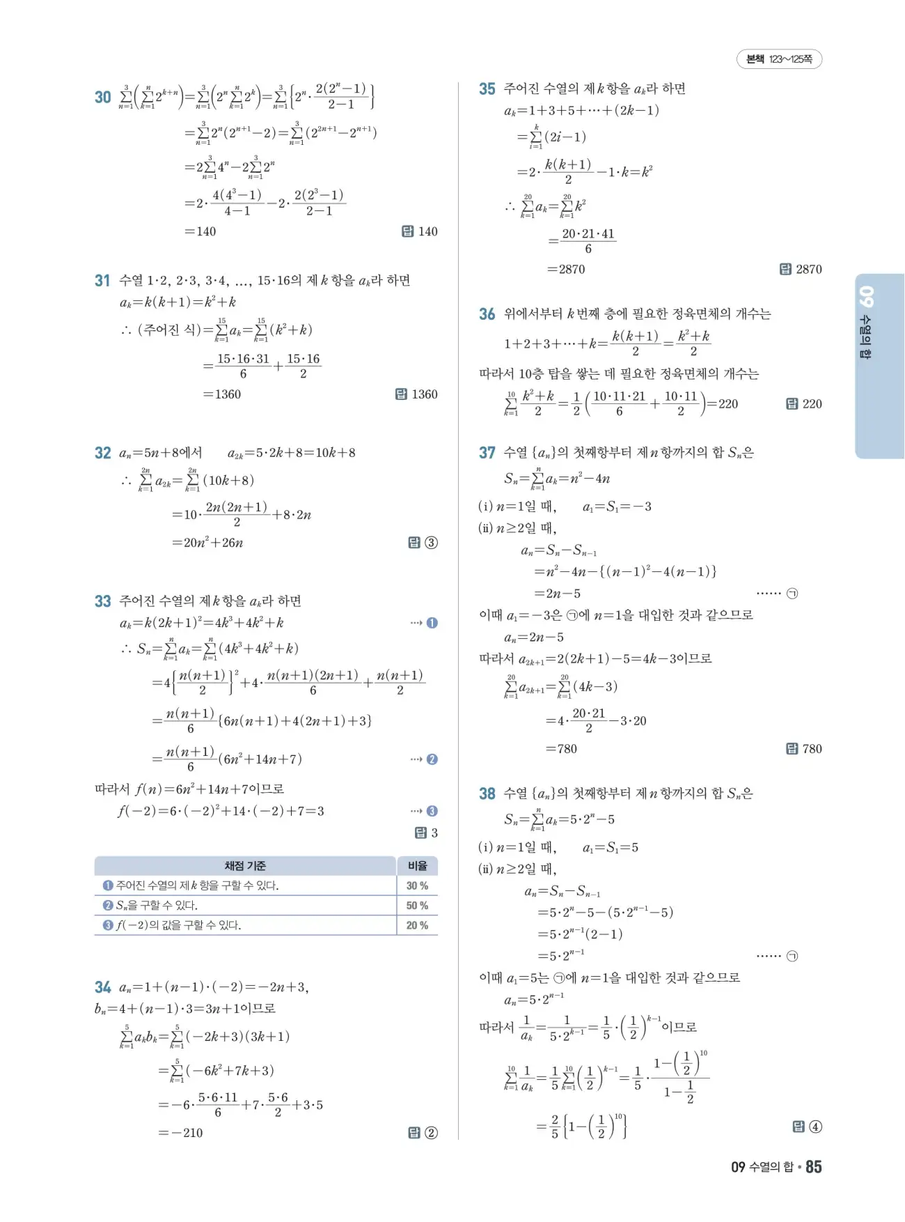 쎈B 대수 답지 85페이지