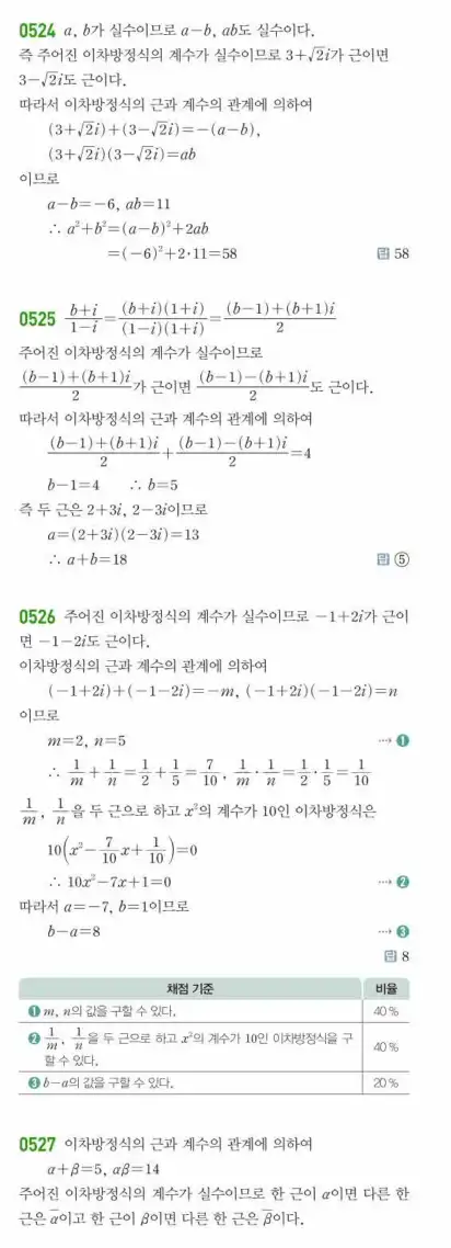 쎈공통수학1답지 140