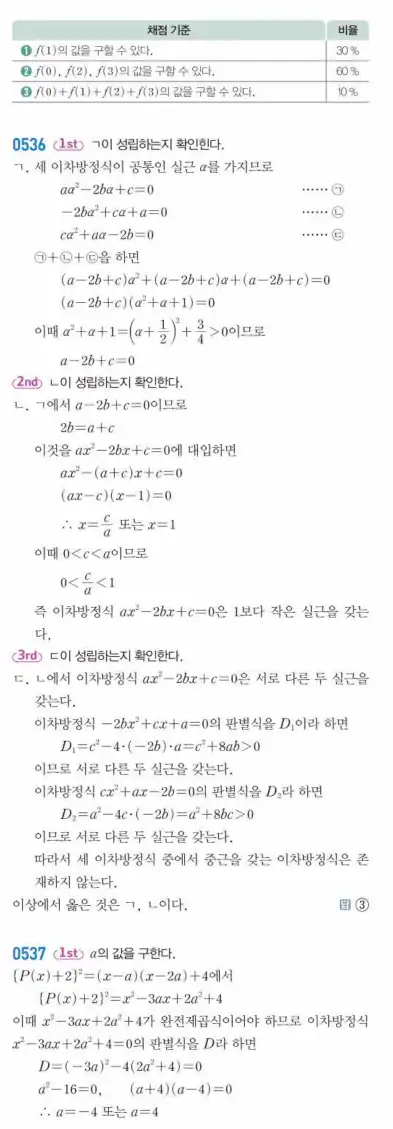 쎈공통수학1답지 144