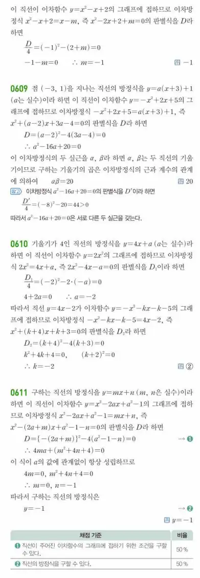 쎈공통수학1답지 하프 167