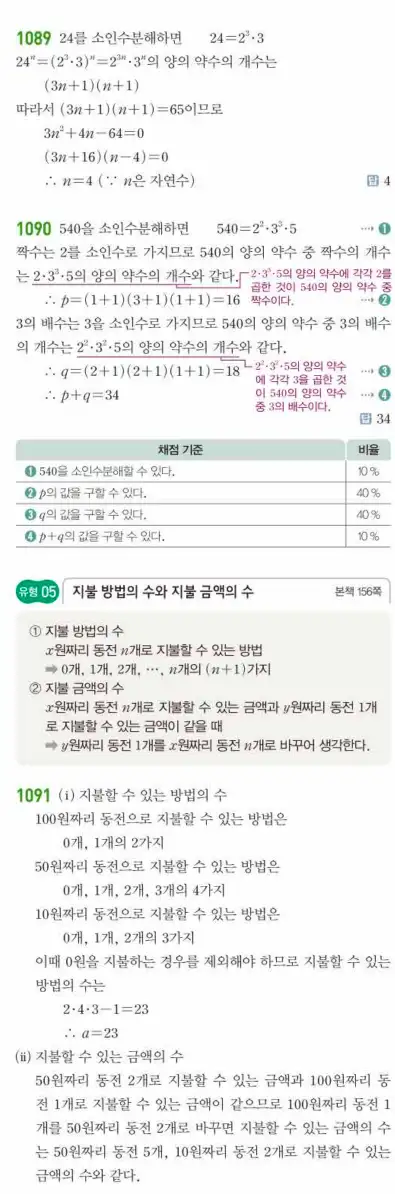쎈공통수학1답지 하프 323