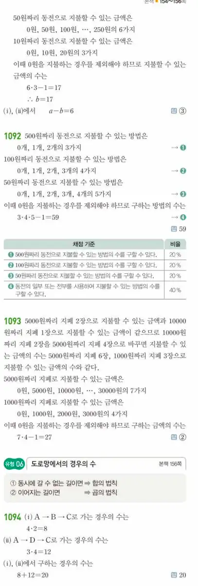 쎈공통수학1답지 하프 324