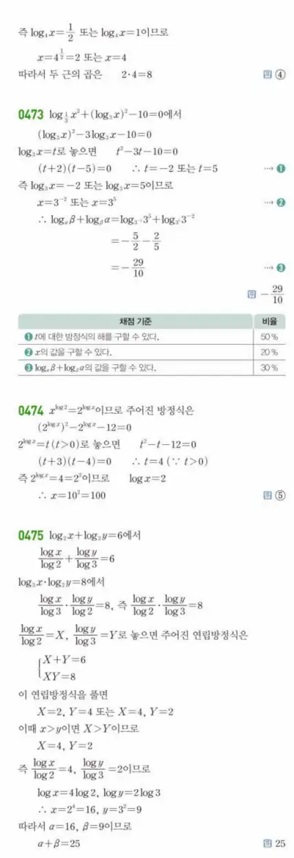 쎈대수 답지 118