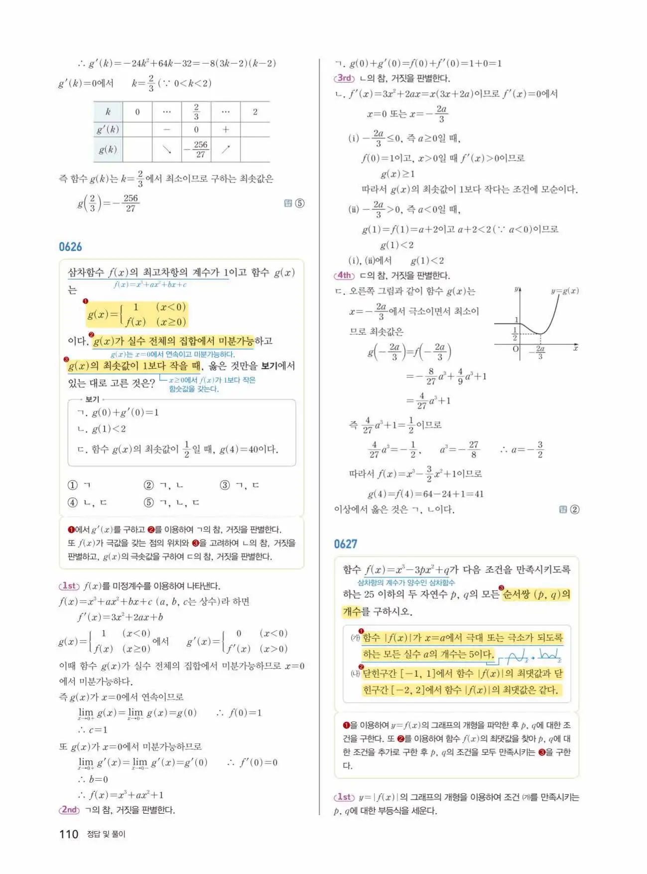 쎈미적분1답지 110페이지