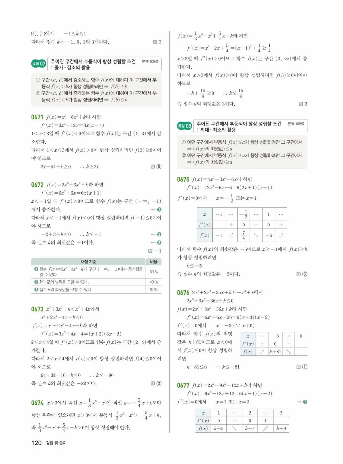 쎈미적분1답지 120페이지