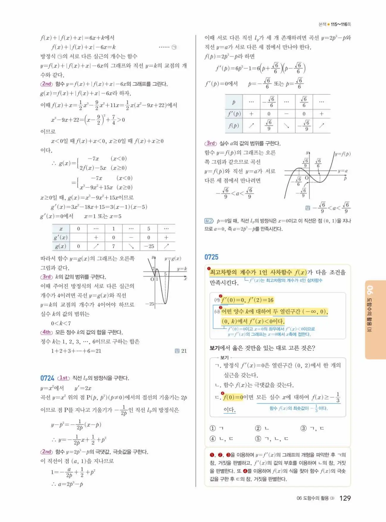 쎈미적분1답지 129페이지