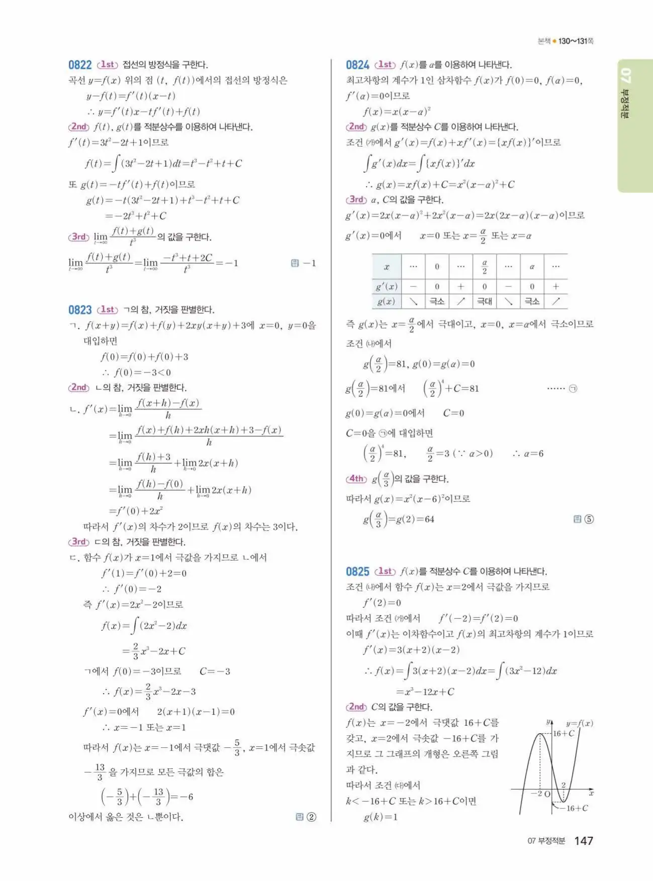 쎈미적분1답지 147페이지
