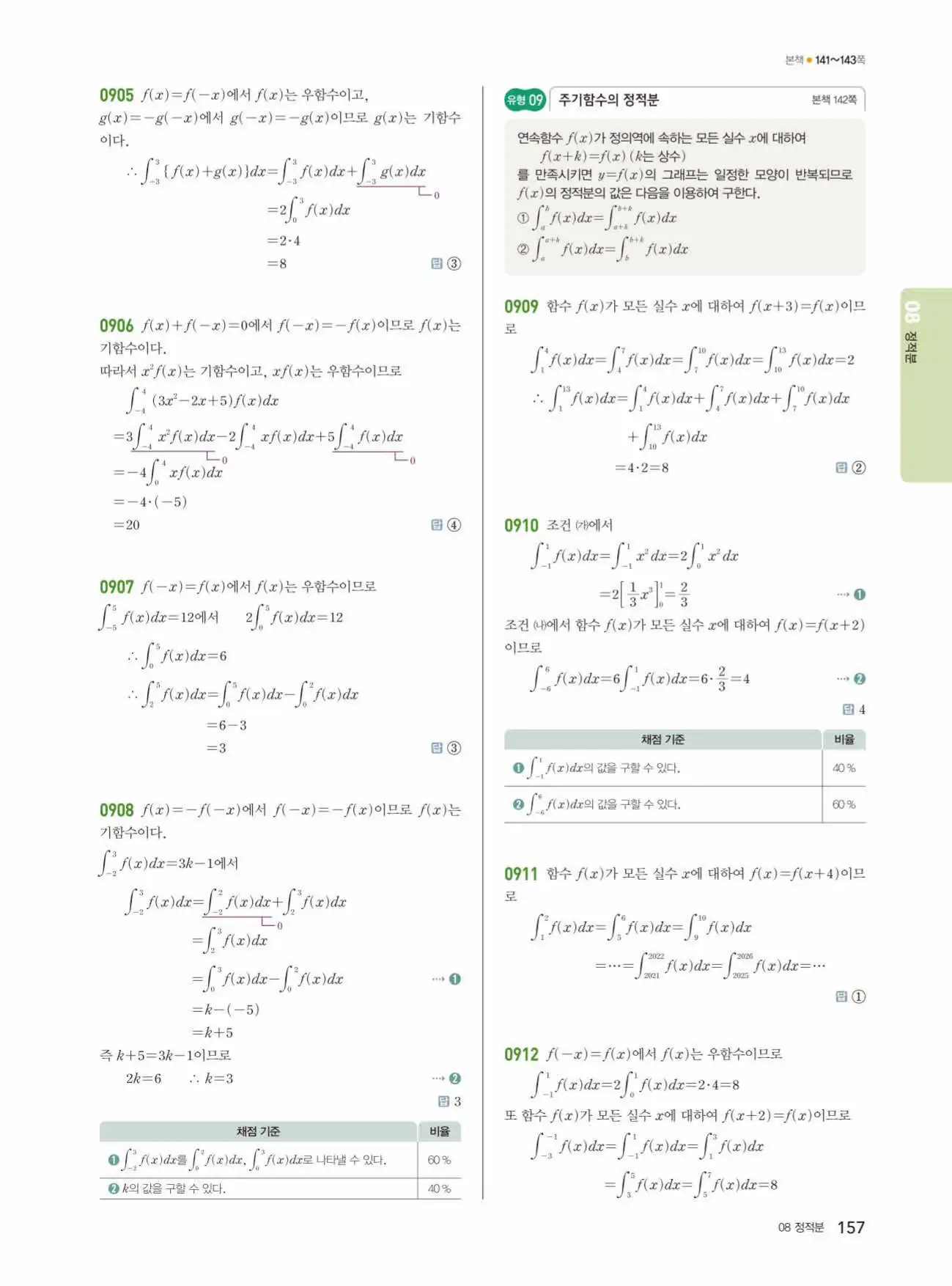 쎈미적분1답지 157페이지