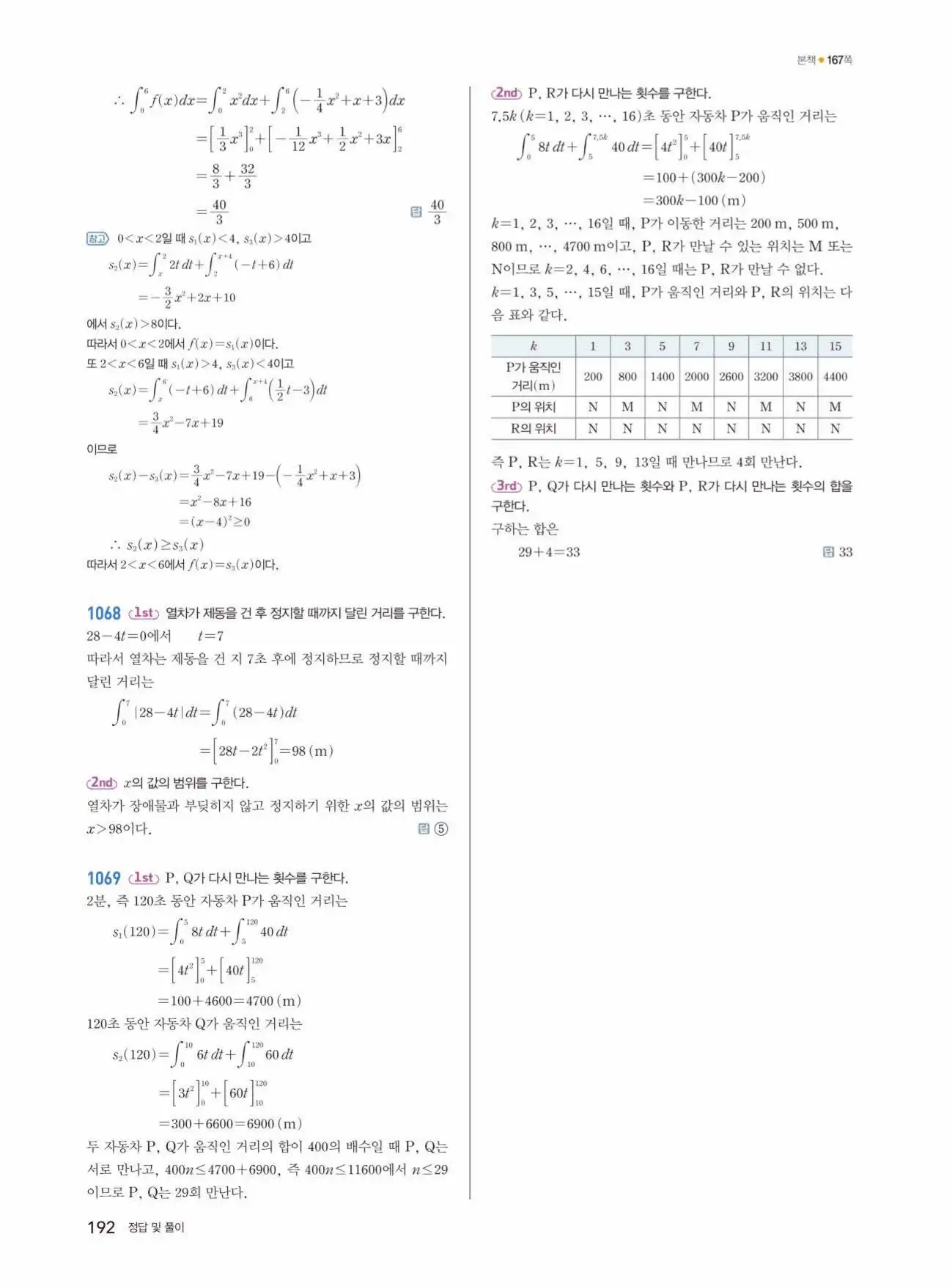 쎈미적분1답지 192페이지