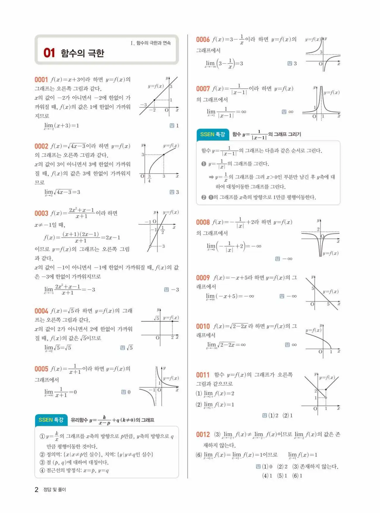 쎈미적분1답지 2페이지