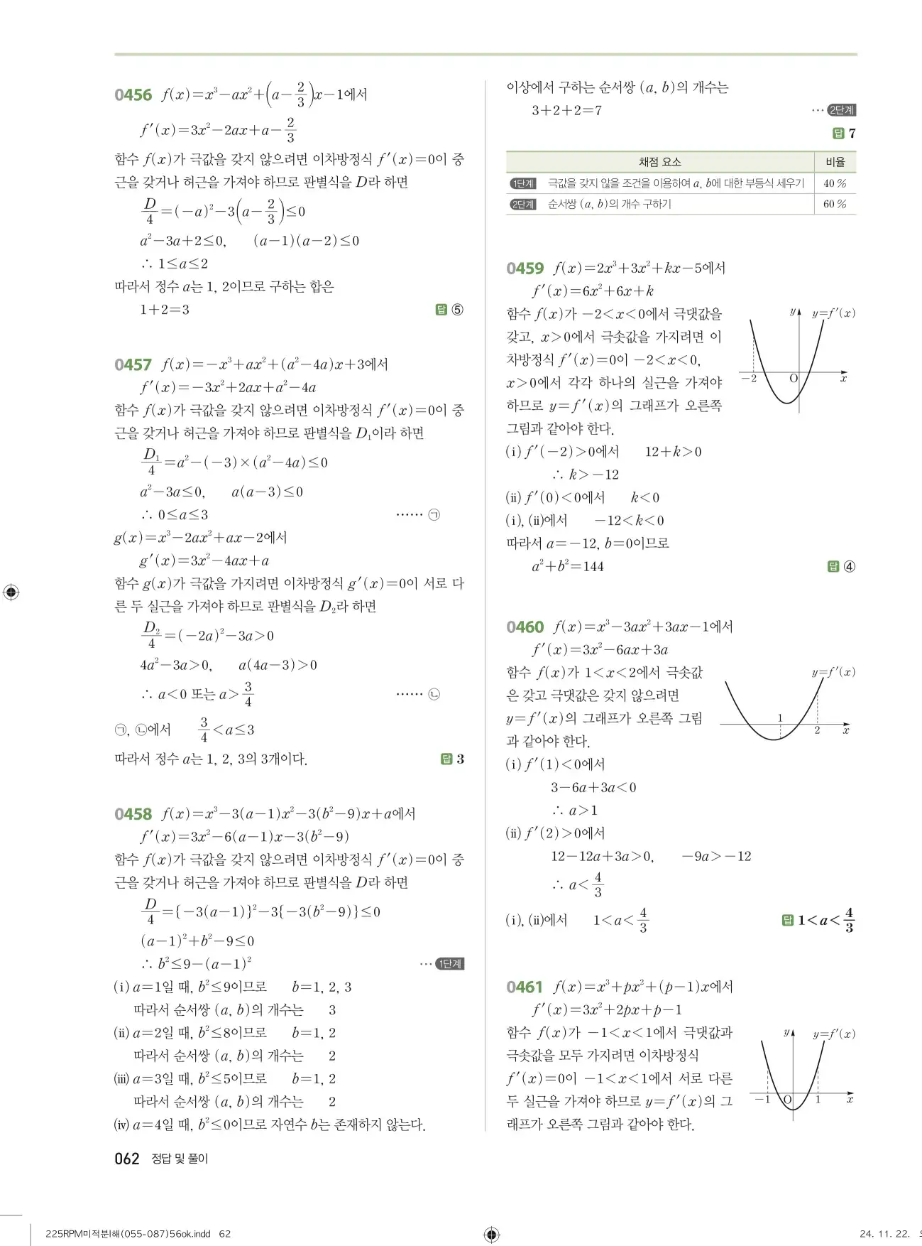 알피엠 미적분1 답지 62페이지