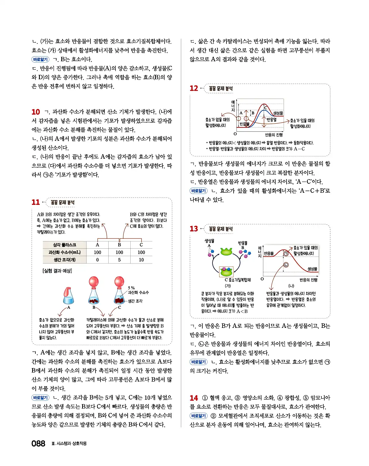 완자 통합과학1 답지 88페이지