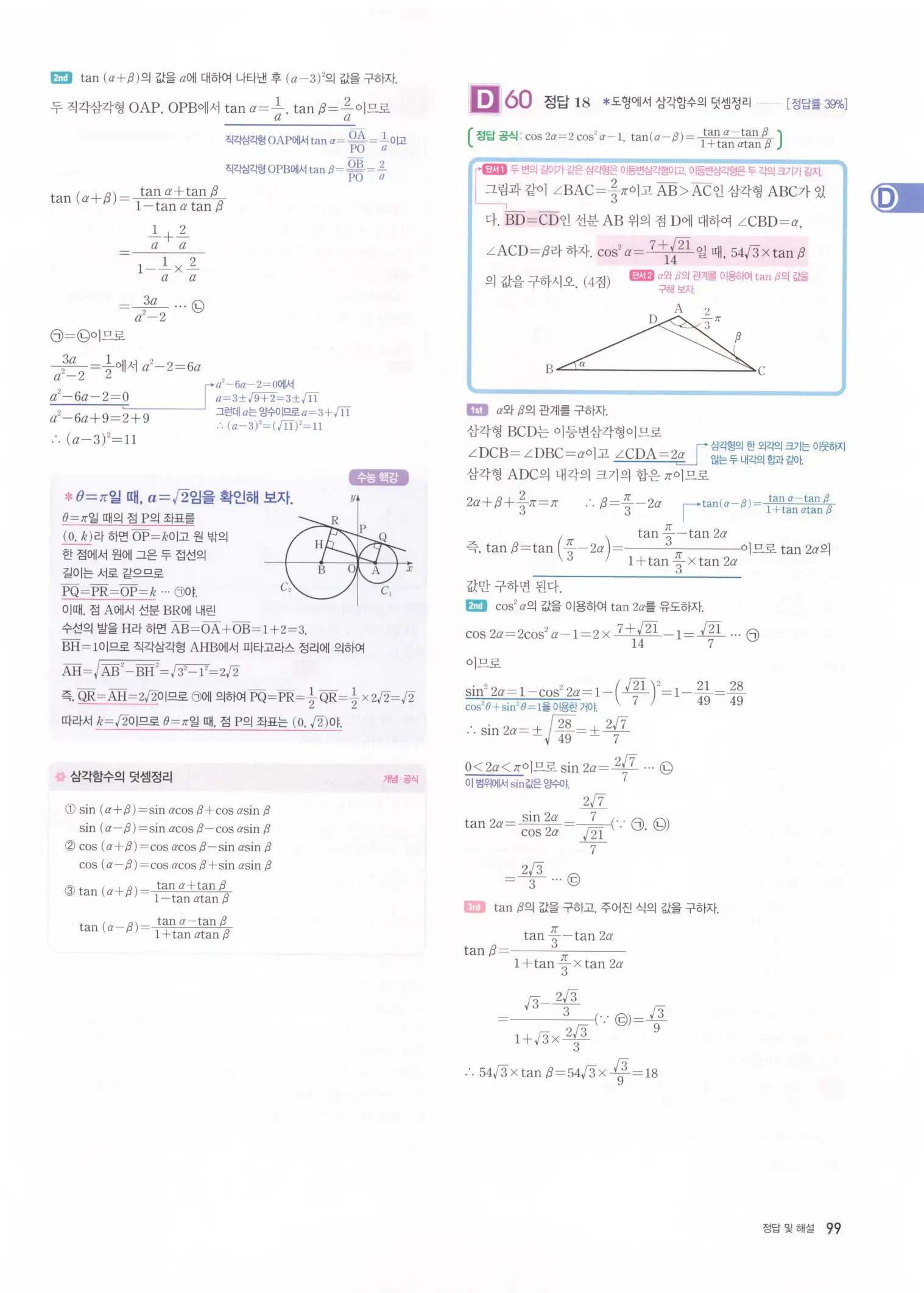 자이스토리 고2 미적분 해설 101