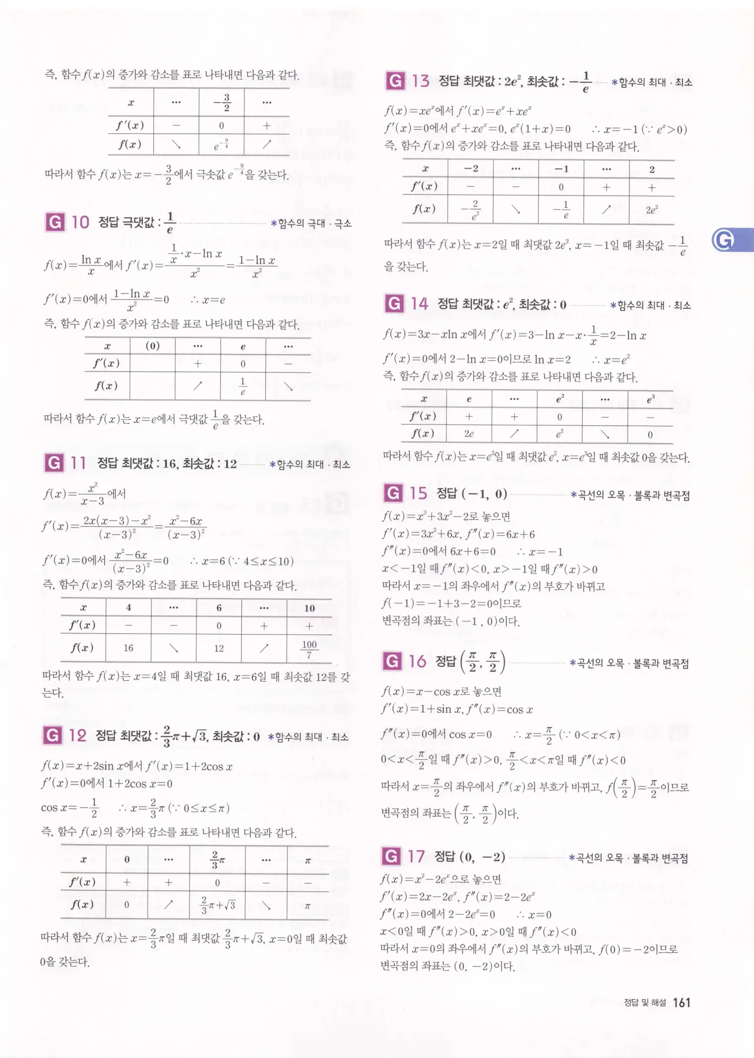 자이스토리 고2 미적분 해설 163