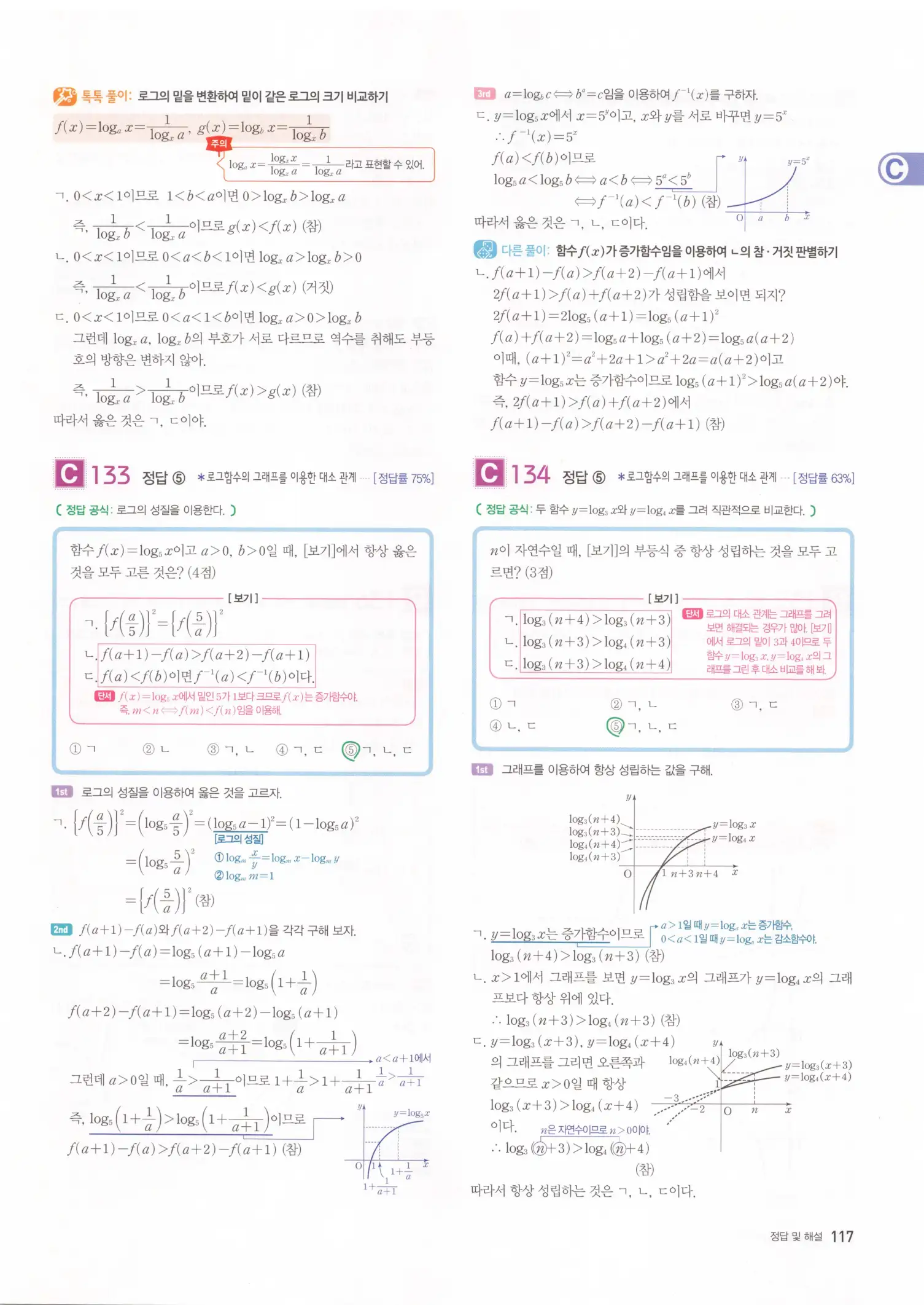 자이스토리 고2 수학1 해설 119