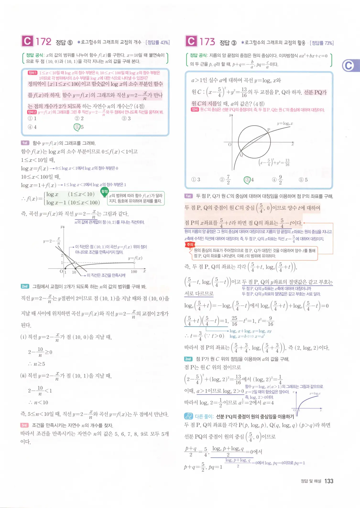 자이스토리 고2 수학1 해설 135