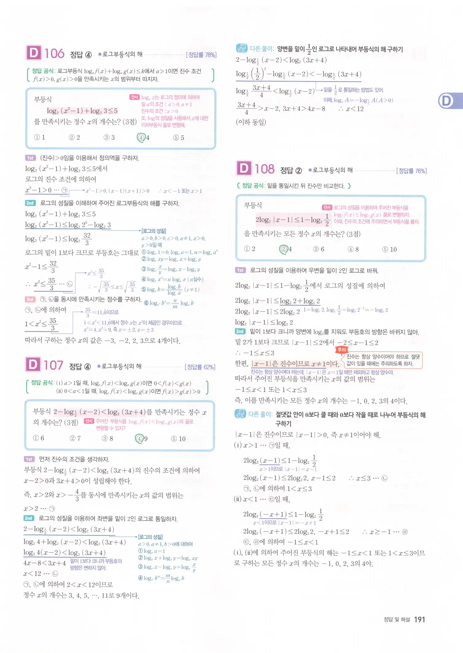 자이스토리 고2 수학1 해설 193