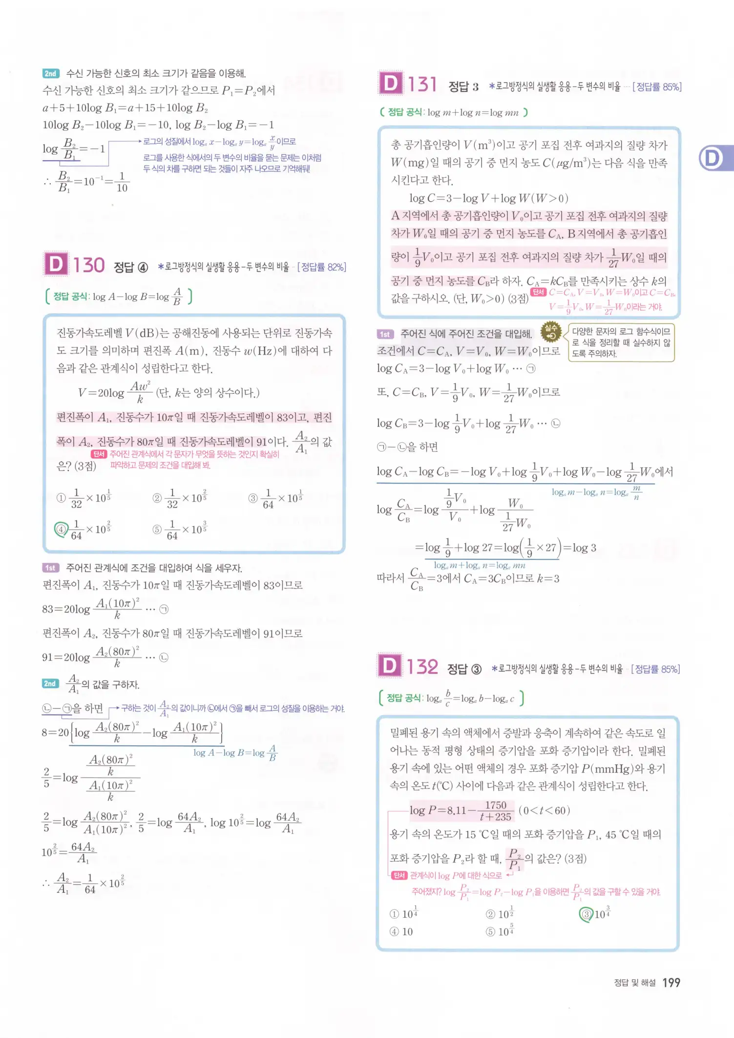 자이스토리 고2 수학1 해설 201