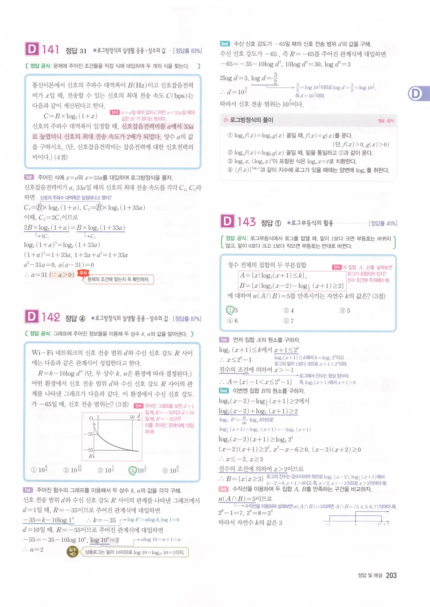 자이스토리 고2 수학1 해설 205