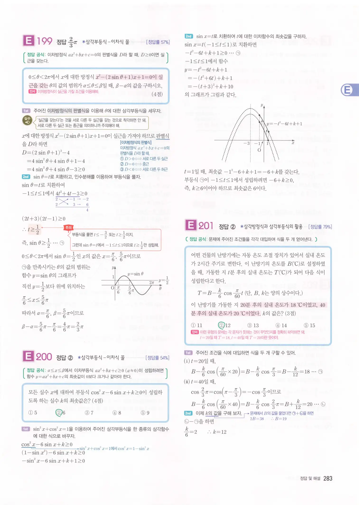 자이스토리 고2 수학1 해설 285
