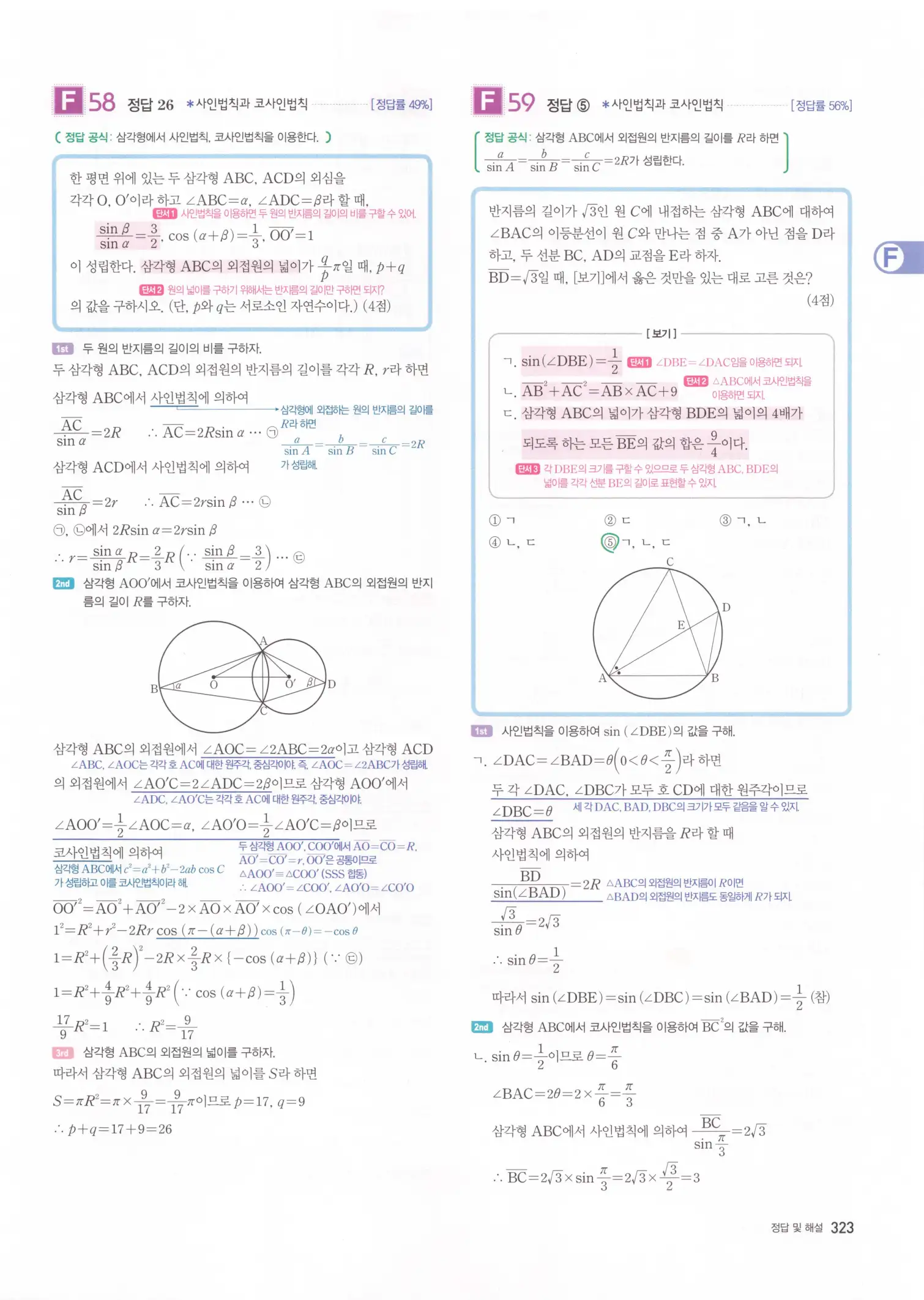 자이스토리 고2 수학1 해설 325