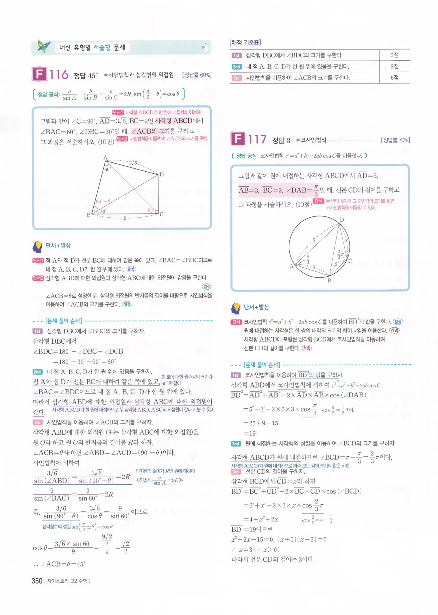 자이스토리 고2 수학1 해설 352
