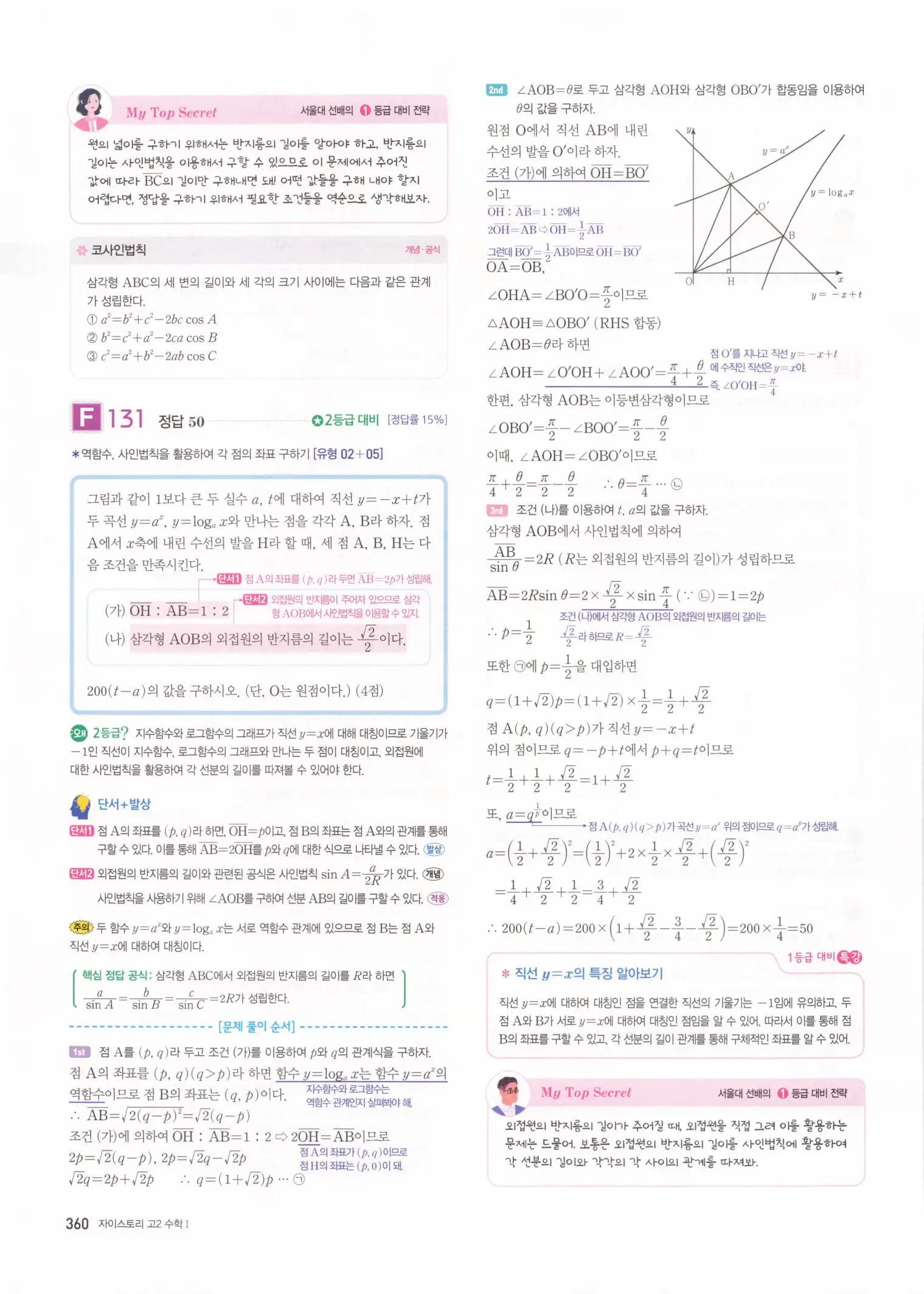 자이스토리 고2 수학1 해설 362