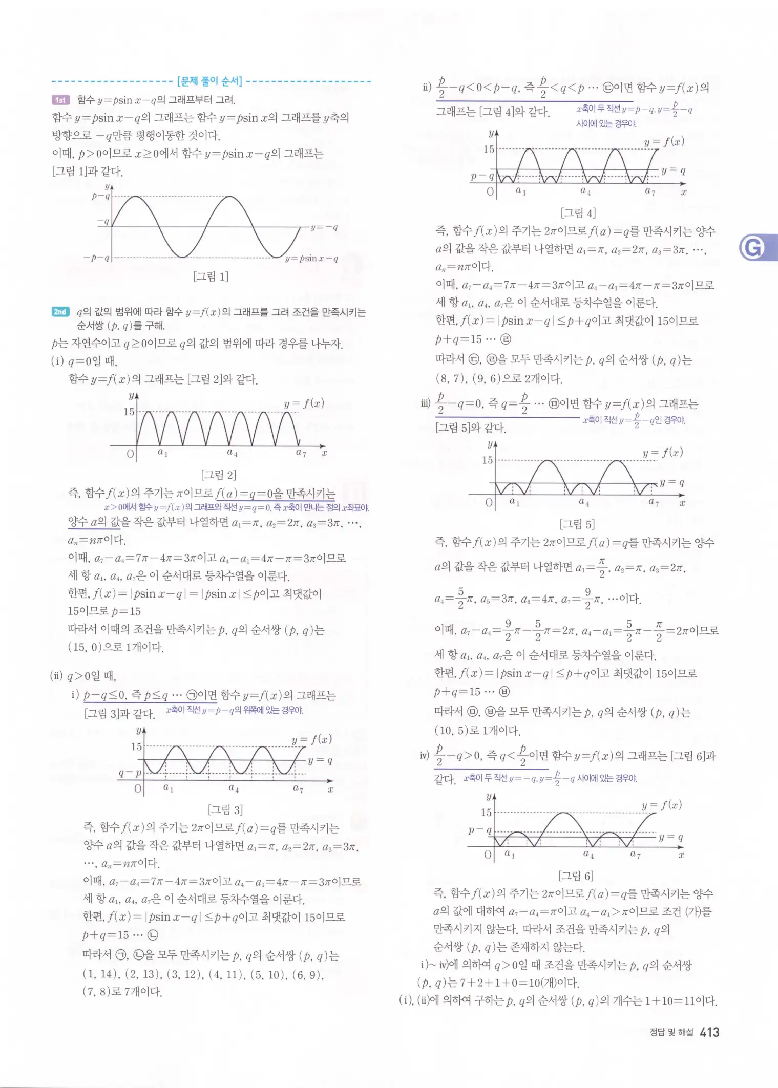 자이스토리 고2 수학1 해설 415