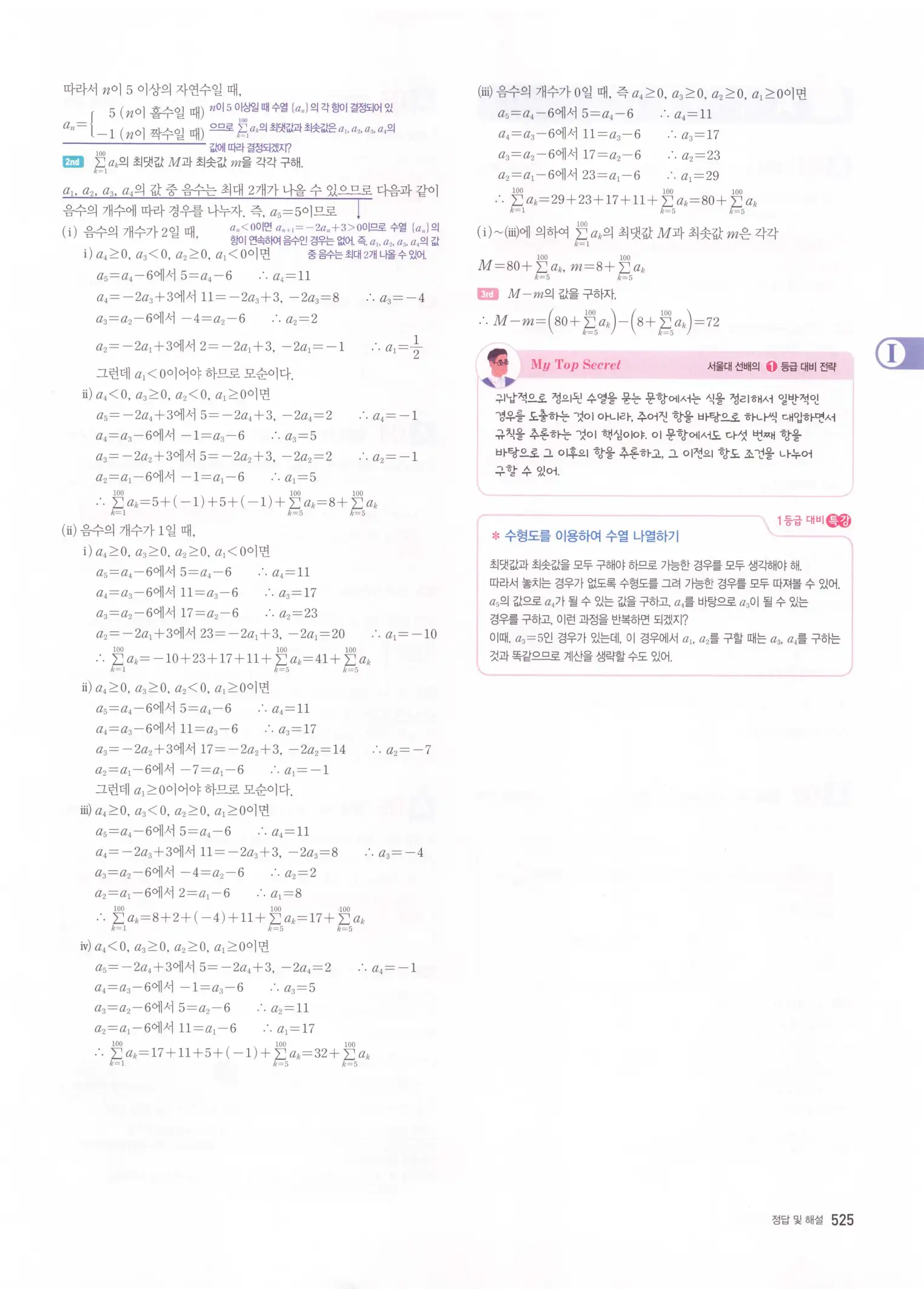 자이스토리 고2 수학1 해설 527