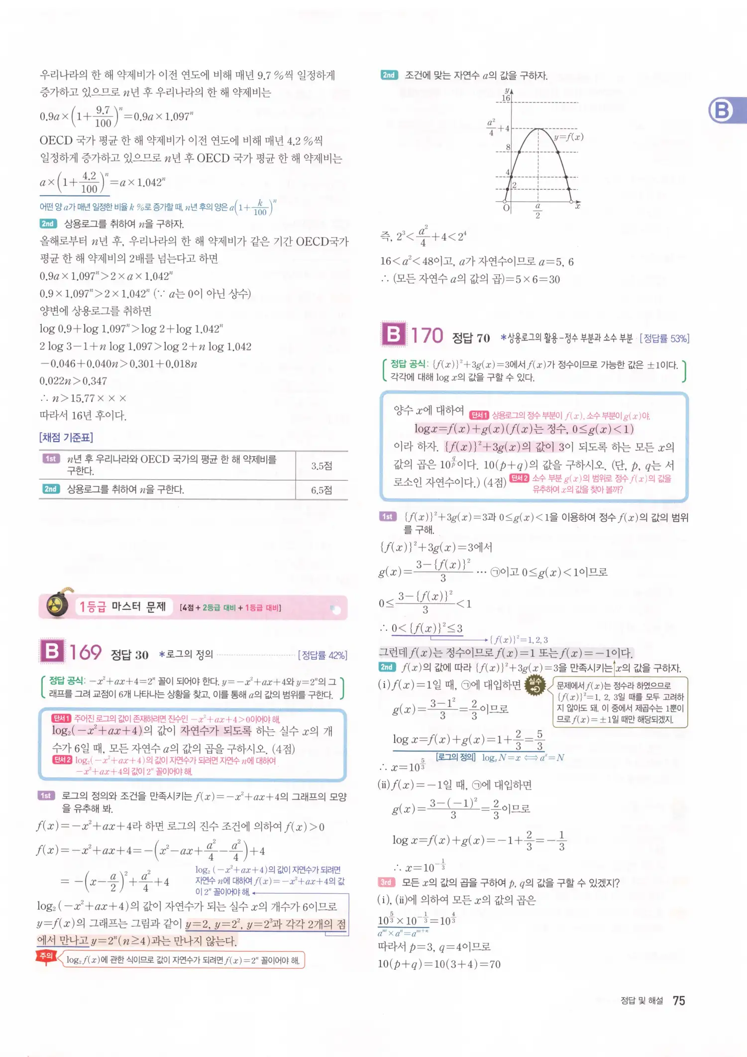 자이스토리 고2 수학1 해설 77
