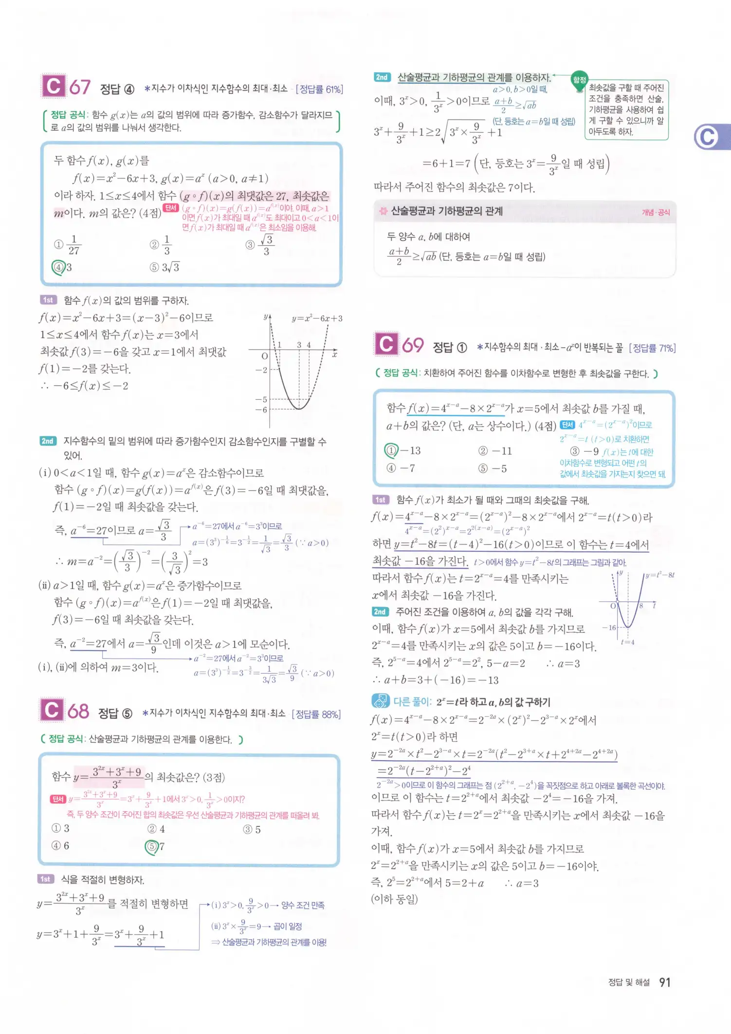 자이스토리 고2 수학1 해설 93