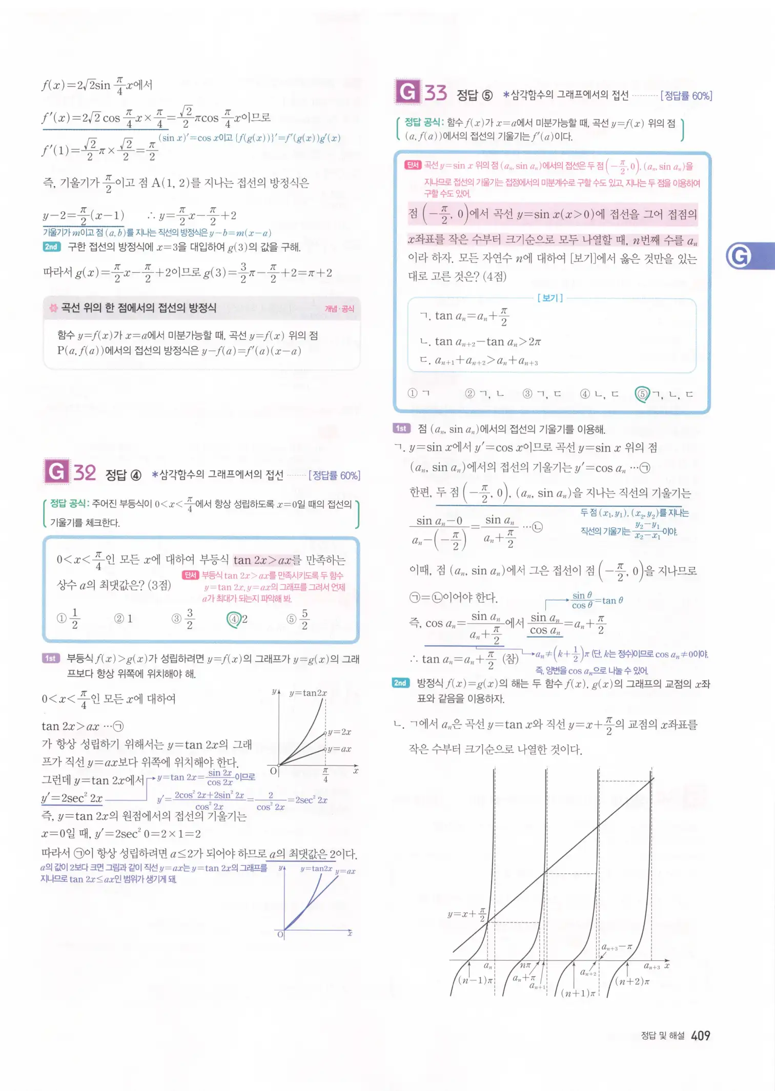 자이스토리 고3 미적분 해설2 11