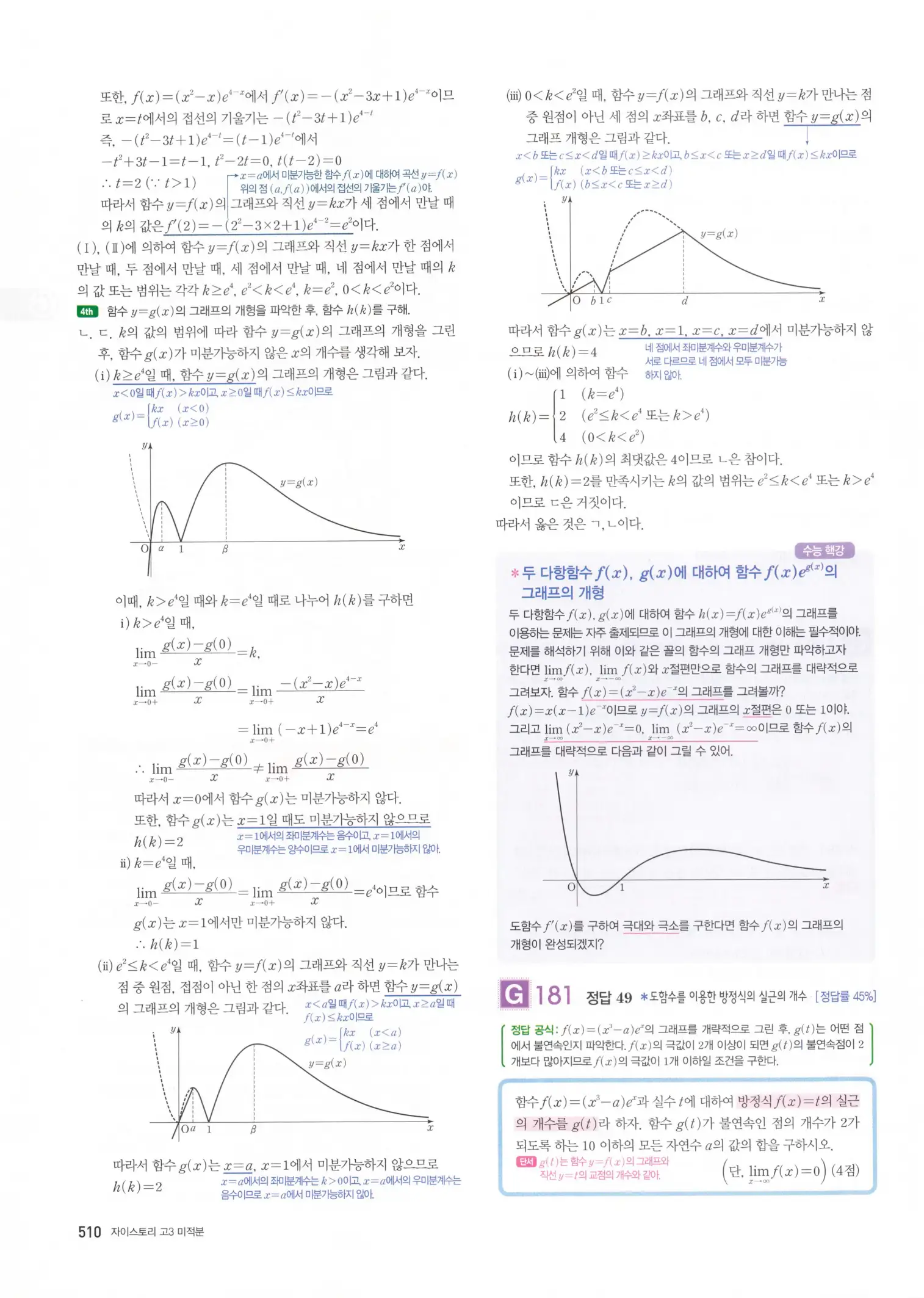 자이스토리 고3 미적분 해설2 112
