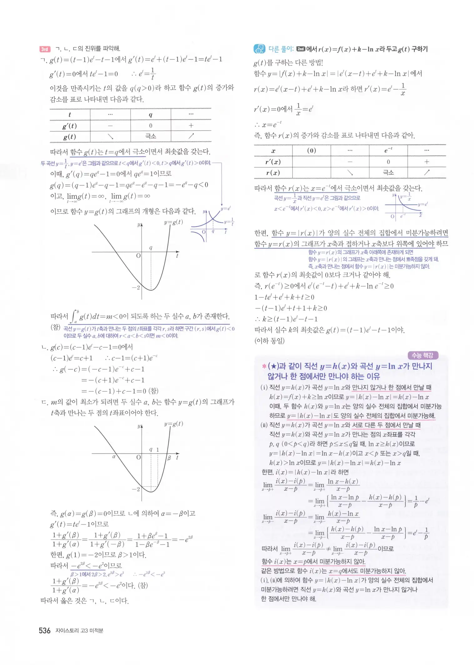 자이스토리 고3 미적분 해설2 138
