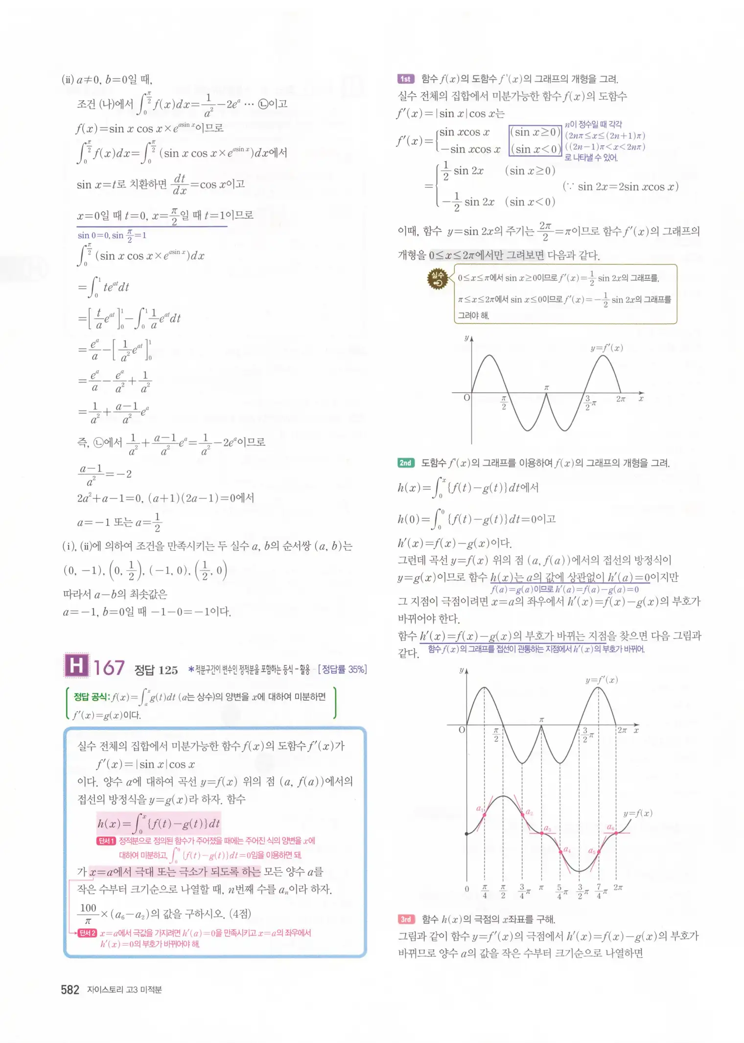 자이스토리 고3 미적분 해설2 184