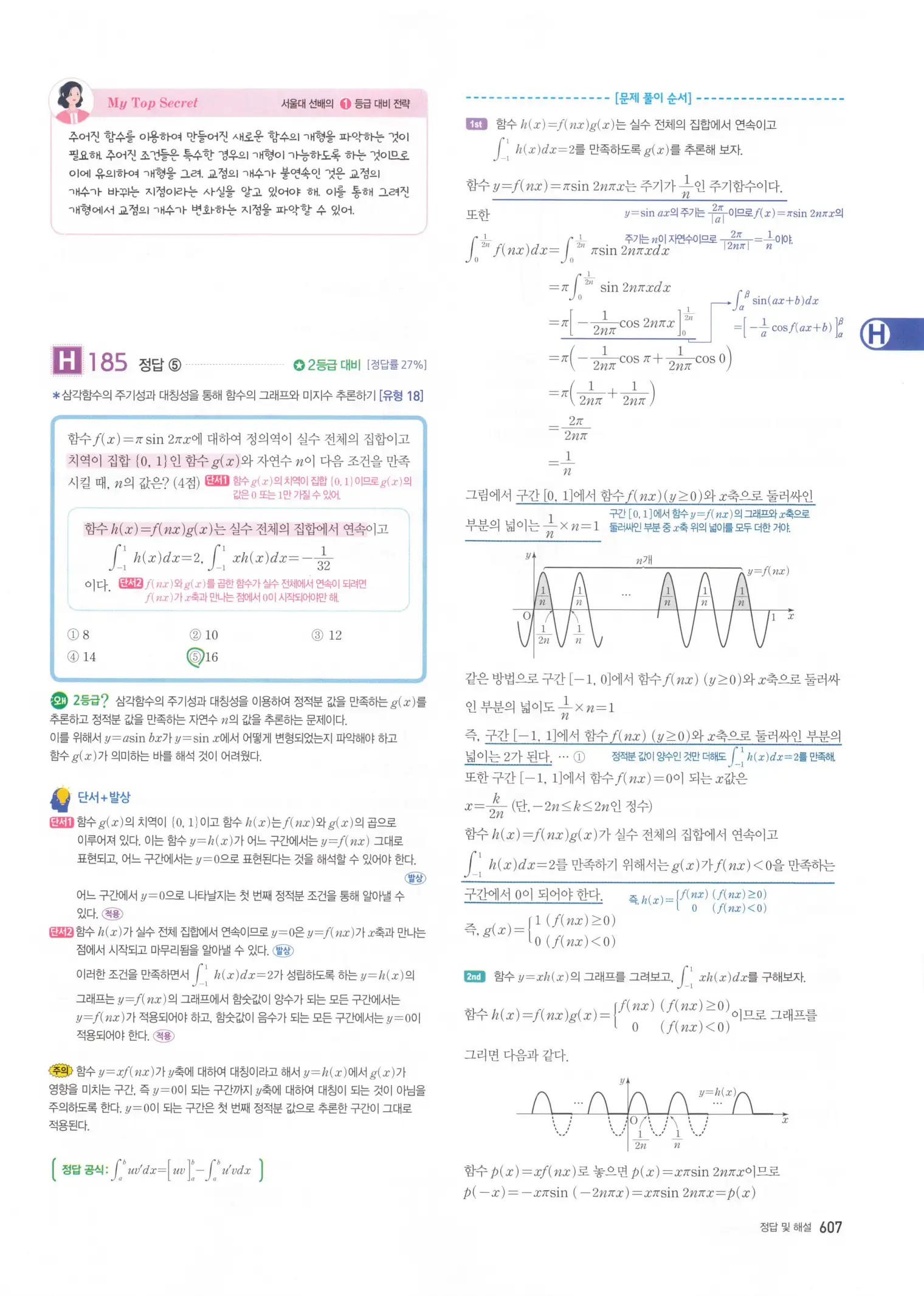 자이스토리 고3 미적분 해설2 209