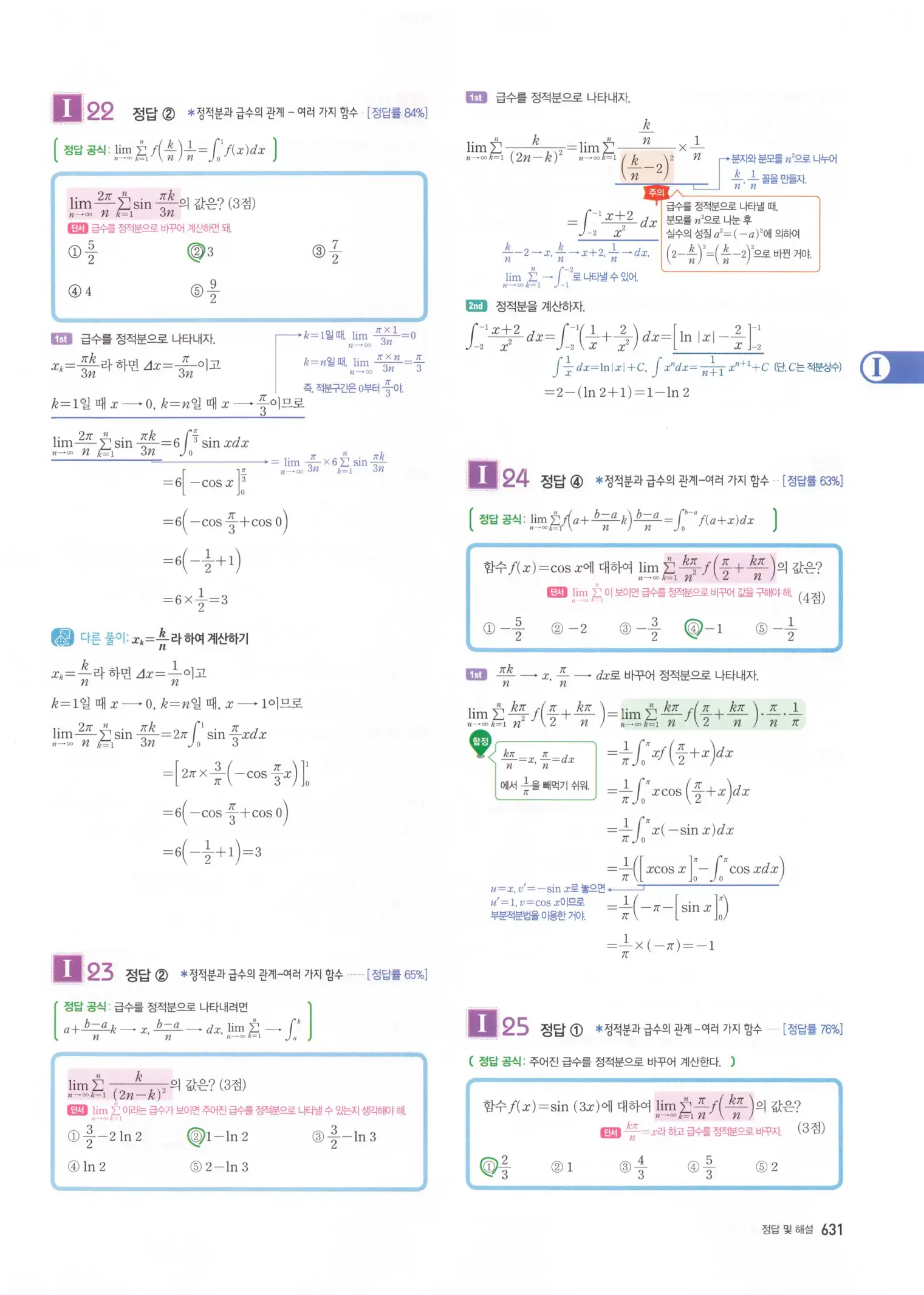 자이스토리 고3 미적분 해설2 233